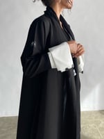 كلوش اسود ساعده كريب ملكي كم شانتون