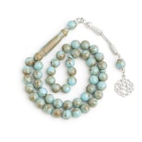 سبحة بكلايت تيفاني بتمويجات بنية