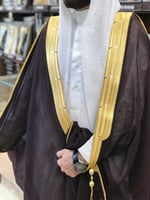 بشت رجالي رسمي VIP نخب أول لون عودي قماش ياباني صو...