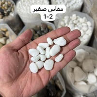 حجر زينة ابيض ثلجي 10 كيلو