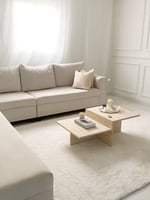 طاولة رخام دورين ترفنتين 80*80 سم