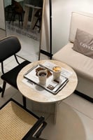 طاولة رخام دائرة قطر 57 سم