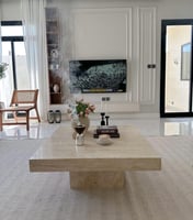 طاولة رخام ترفنتينو 120*120 سم