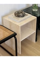 طاولة رخام ترفنتينو جانبية