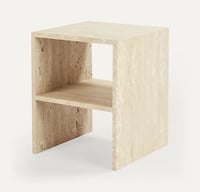 طاولة رخام ترفنتينو جانبية