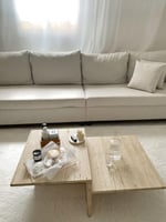 طاولة رخام دورين ترفنتين 80*80 سم