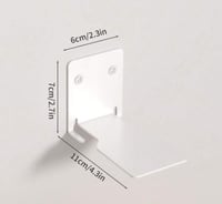 رف كتب معلق (قطعتين)