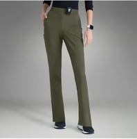 بنطلون من قريز اناتومي ايفولف رايثيم لون زيتي fern