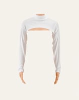 ياقه آندر سكراب نصف قميص ديكي ذو رقبه عاليه طويل ا...