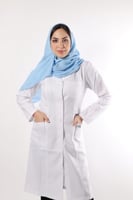 لابكوت طبي متوسط الطول|40 انش LAB MED