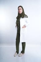 طرحه طبية لون زيتي