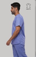 طقم سكراب فايروس فليكس لون سماوي - ceil BLUE VIRUS...