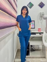 ميفن سكراب طبي نسائي طقم كامل لون ازرق