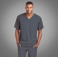 بلوزة سكراب طبي سكيتشرز | SK0112 لون رمادي - pewte...