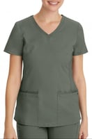 بلوزة سكراب طبي جوليت من هيلينق هاند لون olive