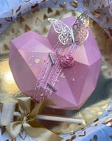 قالب القلب الألماسي المضلع