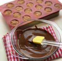 قالب سيليكون على شكل وافل الشكولاتة