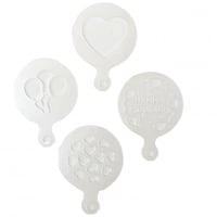 استنسل قهوة - قوالب تزيين قهوة