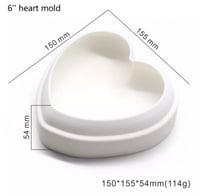 قالب قلب كلاسيكي سيليكون