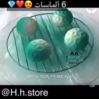 قالب 6 ألماسات سيليكون