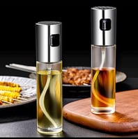 علبة بخاخ زيت زجاجية