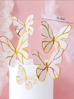 كيك توبر فراشات