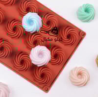 قالب سيليكون كيك وردات