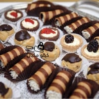 بسكويت ويفر رول سادة عريض