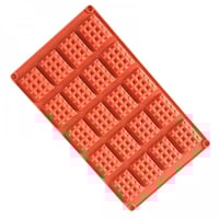 قالب سيليكون على شكل وافل مربعات