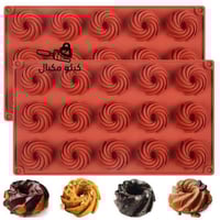 قالب سيليكون كيك وردات