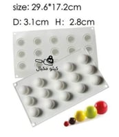 قالب سيليكون كرات تشيز كيك