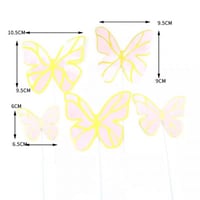 كيك توبر فراشات