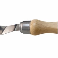 سباتولا ستيل بمقبض خشبي لتزيين الكيك