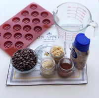 قالب سيليكون على شكل وافل الشكولاتة