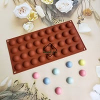 قالب 36 انصاف كرة سيليكون