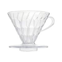 قمع تقطير قهوة إكريليك | مقاس 02 | شفاف | WK-055