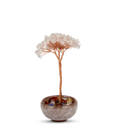 ديكور شجرة زينة لركن القهوة أبيض