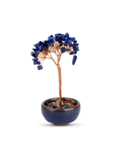 ديكور شجرة زينة لركن القهوة أزرق فاتح