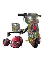 سكوتر درفت 36 فولت ميني ازرق ناري