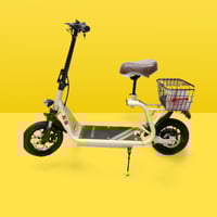 سكوتر 48V برو الكهربائي بمقعد وسلة