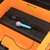 حافلة المدرسة الكهربائية (12V): مقعدين، 6 كفرات، و...