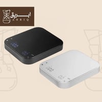 ميزان زجاجي مع مؤقت اسود للقهوة المختصة