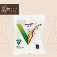 فلاتر هاريو V60 مقاس 02 بيضاء – 100 حبة