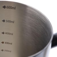 ابريق تقطير اسود بمقبض خشبي فاخر - 600 مل