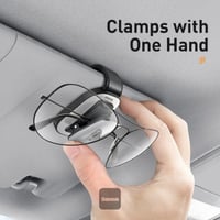 مشبك نظارة بلاتينيوم بيسوس للسيارة - فضي