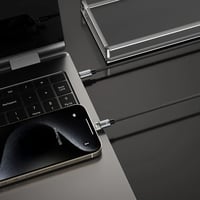 سلك تايب سي بقوة 100 واط وطول 1 متر بورودو