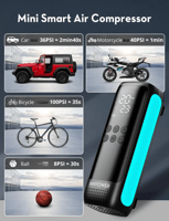 مضخة هواء راف باور بريميوم بدون بطارية بقوة 120 وا...