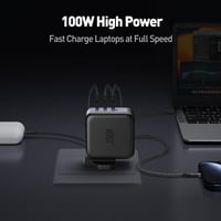 فيش جداري 3 منافذ تايب سي JODA بقوة 100W