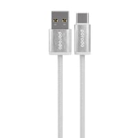 بورودو كابل منسوج 3A USB-A إلى Type-C بطول 1.2 متر