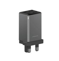 محول شاحن 65 واط 4 منافذ رمادي بورولوجي